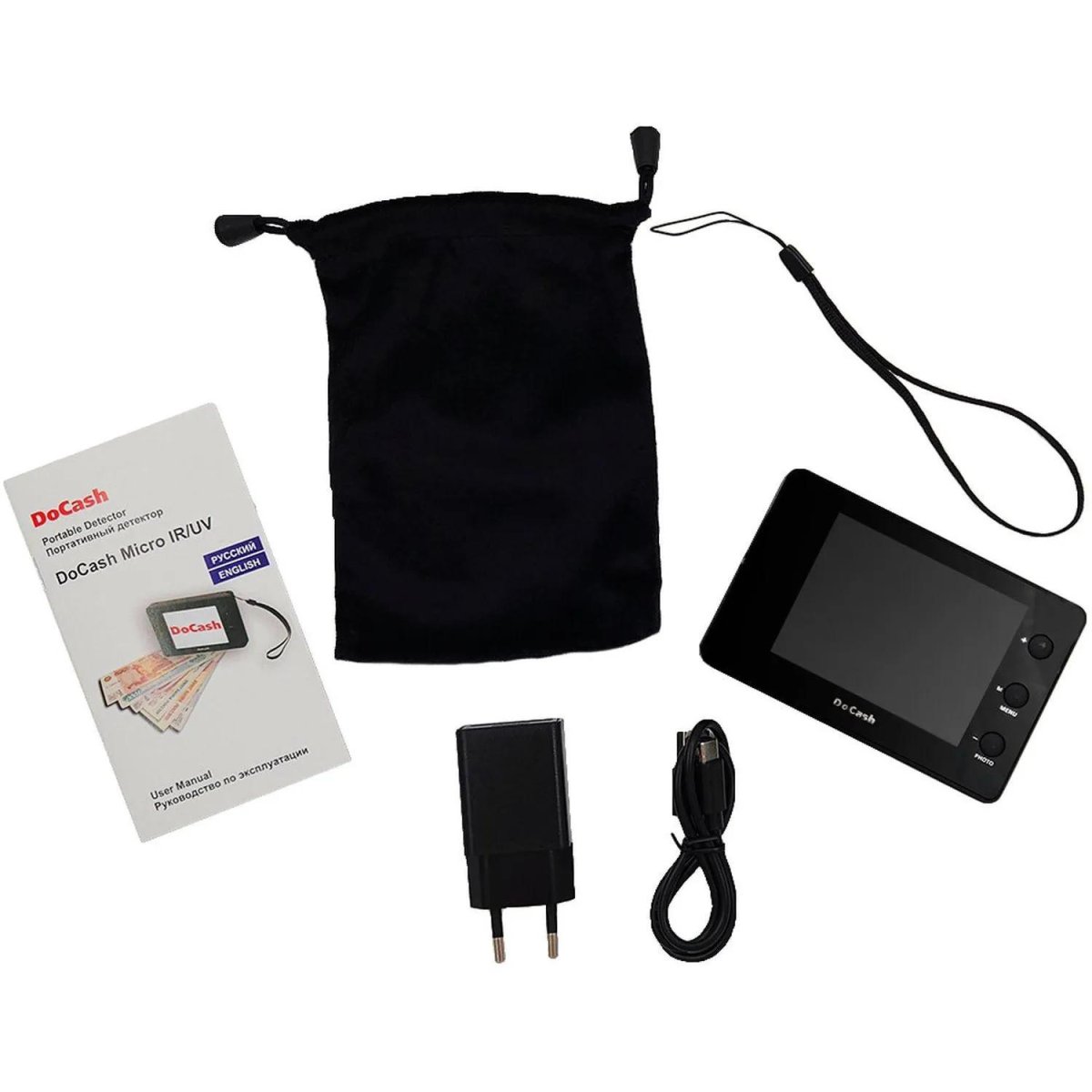 Детектор банкнот портативный DoCash Micro IR/UV