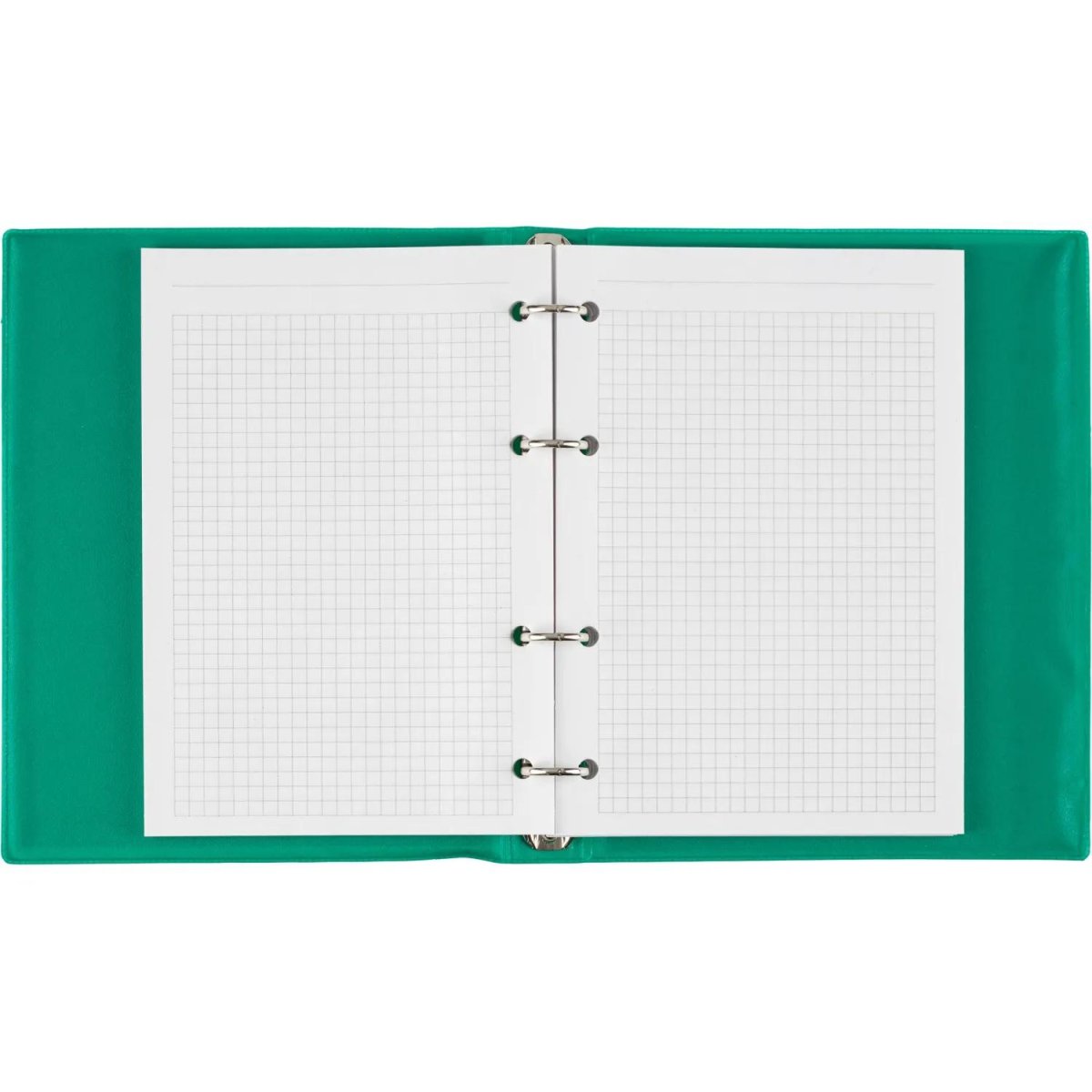 Бизнес-тетрадь А5 160л  ATTACHE, на кольцах,зеленый, обложка ПВХ