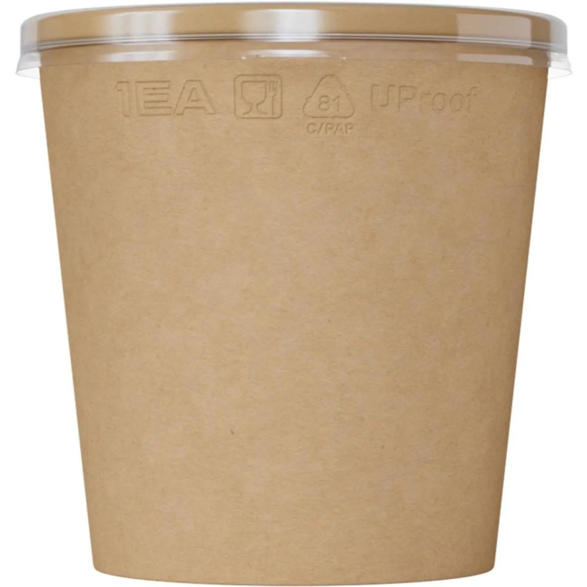 Контейнер бум. OneBowl Up (bottom 380)  520мл, крафт, 550шт/кор