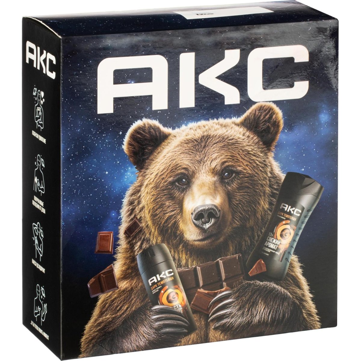 Подарочный набор Акс Дарк темптейшн мужской гель и антиперспирант