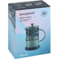 Френч-пресс 600 мл. Банджар ПП, боросиликатное стекло цв, фильтр-нерж ст