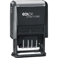 Датер автомат.со своб.полем пласт. S260 24х45мм,дата 4мм(аналог 4750) Colop
