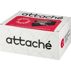 Дырокол Attache до 110 листов, металлический, мощный, черный