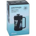 Френч-пресс 600мл Дзелинда боросил.стекло, пластик ручка (B095)