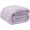 Покрывало 150х200 BRAVO Family велсофт Волна г/к №20 лиловый в пакете