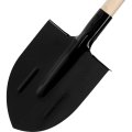 Лопата штыковая, 205х275х1400 мм, ребра жесткости, деревянный черенок