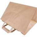 Пакет бумажный 320х200х220мм, 70 гр/м2,с плоскими ручками,крафт,300 шт/уп