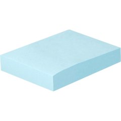 Стикеры ATTACHE Bright colours с клеев.краем 38х51 голубой 100л. 3 шт/наб