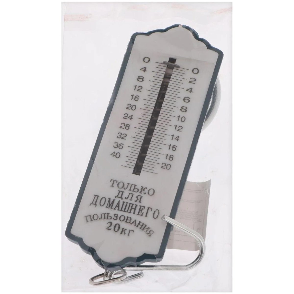 Весы -безмен Luazon, механические, до 20 кг, цена деления 500 г, синие