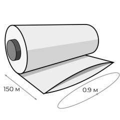 Пленка укрывная Рукав ПВД 80 мкм 450мм прозр,1сорт,толщ рукава160мкм 10 кг