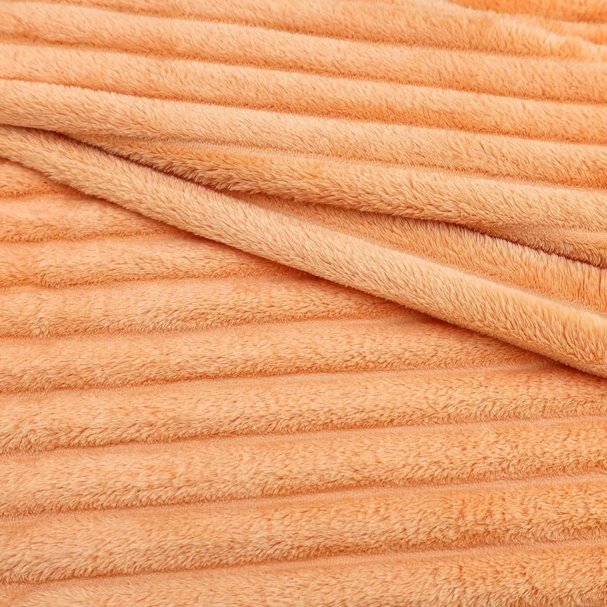 Покрывало 150х200 BRAVO Family велсофт Волна г/к №76 персиковый в пакете