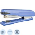 Степлер Комус MSBL2430 (№24/6-26/6) до 30 лист., металл, синий