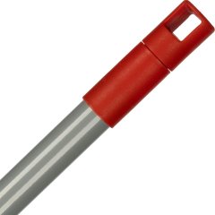 Рукоятка металлическая, цвет красный 120см с резьбой NV-123MR