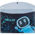 Папка-конверт на кнопке А5 №1 School Robot Hello  2шт/уп