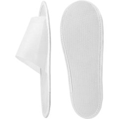 Тапочки одноразовые спанбонд, отк.мыс, Эва 3мм