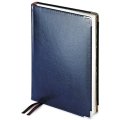 Ежедневник полудатированный кожа,синий,А5,145х216,208л, IMPERIUM 3-023/121