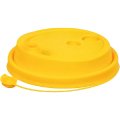 Крышка д/стакана с питейн.ПП d-80мм матовый/жел., 1000шт/кор (3002М/Ж)