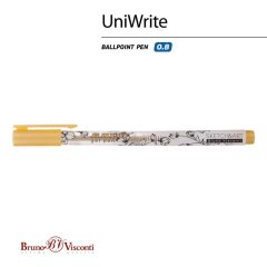 Ручка гелевая SKETCH&ARTUniWrite.GOLD 0,8мм ЗОЛОТАЯ 20-0312/02