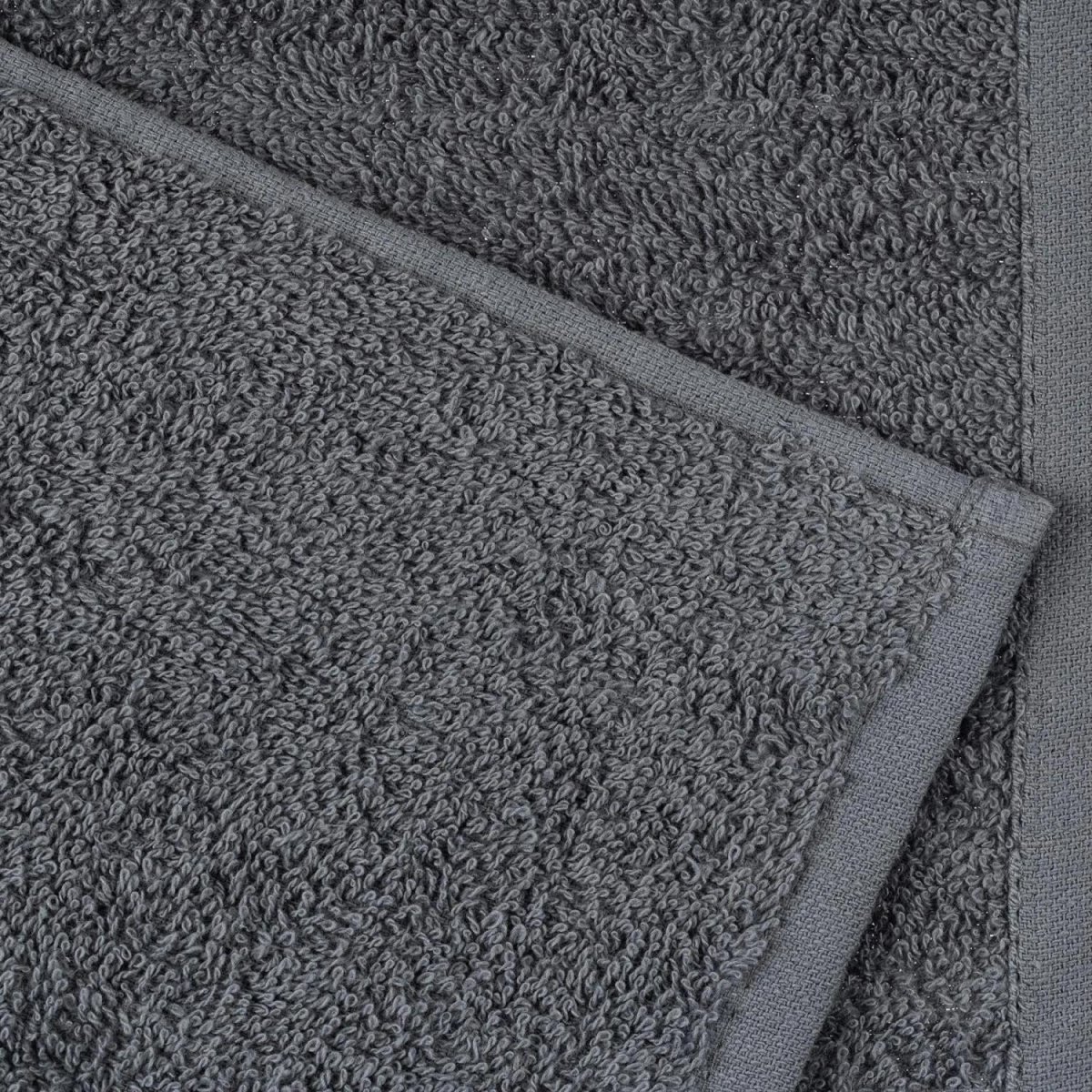 Набор полотенец махровых без бордюр 440 г/м2, 50х90 т.сер, 5шт