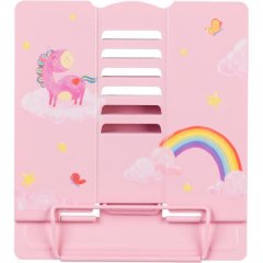 Подставка для книг Волшебный Единорог,металл19x15,5x20см,6настроек