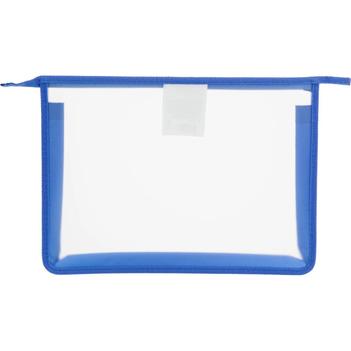 Папка для тетрадей Комус КлассА4,пласт,синяя 1 отд,молн,340х240х40,ПТ-850