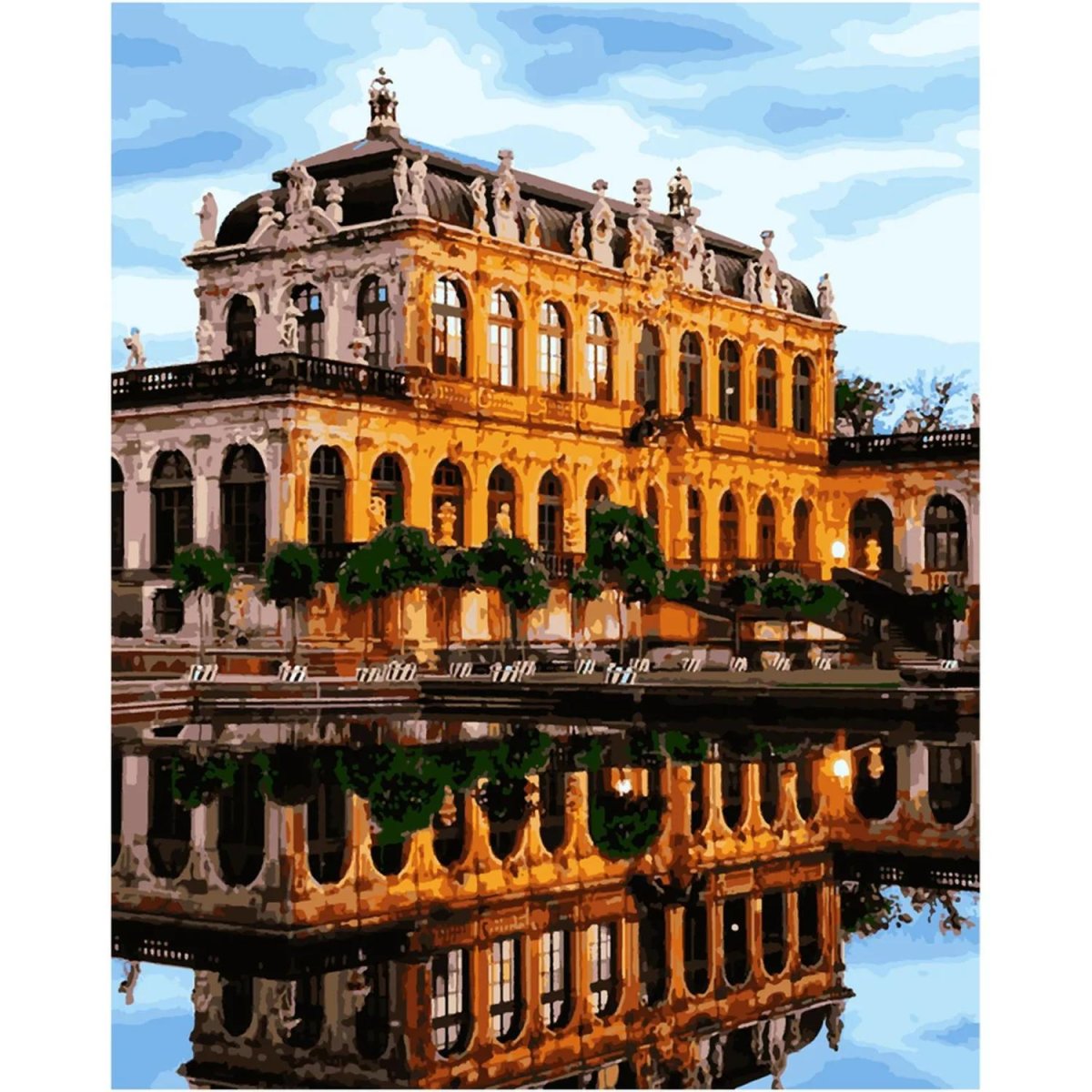 Картина по номерам холст на подрамнике 40x50см Дворец ЦвингерРх-096