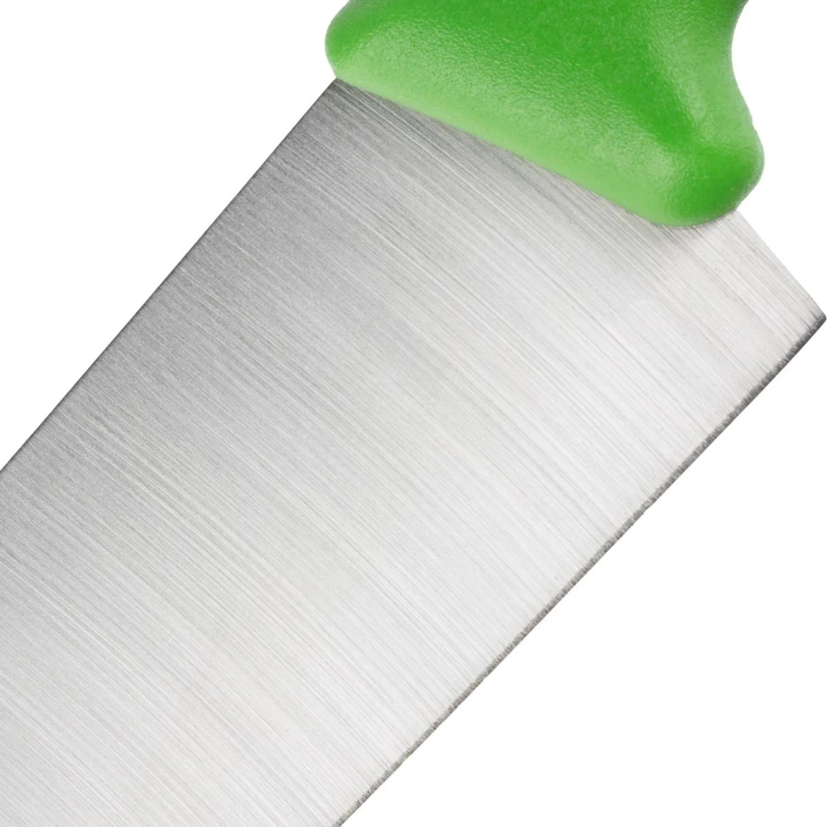 Нож поварской лез 254 мм  толщ 2 мм  3Cr13  зел пластиковая ручка