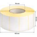 Термотрансферные этикетки ПГЛ 43x25, 3000 шт/рул вт.76 в 1 ручей