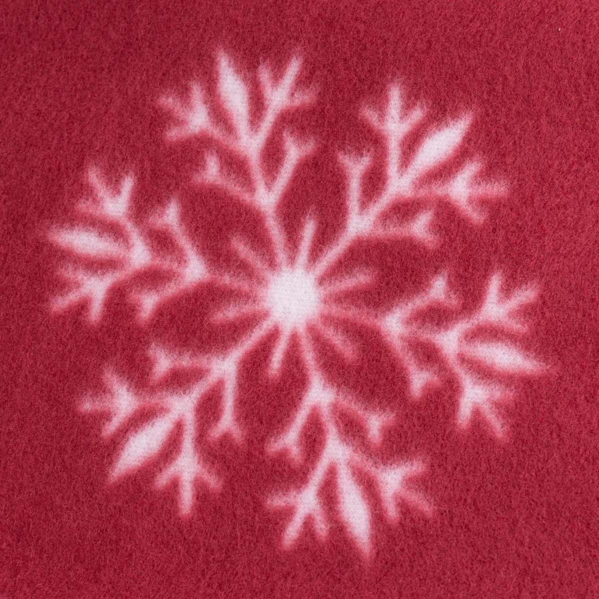 Плед флис Luscan, 130x170 см, 160 г/м2, метель красный