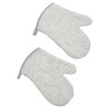 Набор кух. (рукавица стег.18х28см -2шт), рогожка, 160г/м2, Рант серый
