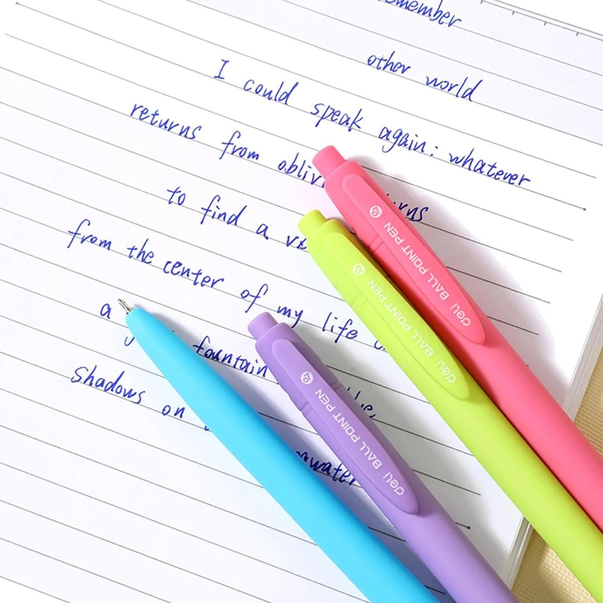 Ручка шариковая автомат. Deli EQ53-BL,гибр.нак0,7,софт-тач,син,в асс