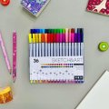 Набор линеров для скетчинга SKETCH&ART  В ПВХ кармане 0.4 мм 36 цв 36-0014