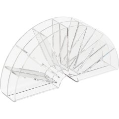 Подставка настольная рекламная под канц.прин Attache в форме веера на12 вид