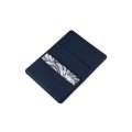 Картхолдер из экокожи с RFID защитой для 4-х пластик карт, т-синий,FKKR-4E