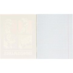 Тетрадь общая А5 48л с полями, клетка, микс в ассортименте, 40шт/уп