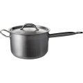 Сотейник 4л, нерж сталь, тройное дно, d=215, h=128, сдвумя ручками,индукция
