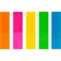Клейкие закладки пласт. Выбор есть неон 45х12мм 5цв по 20л