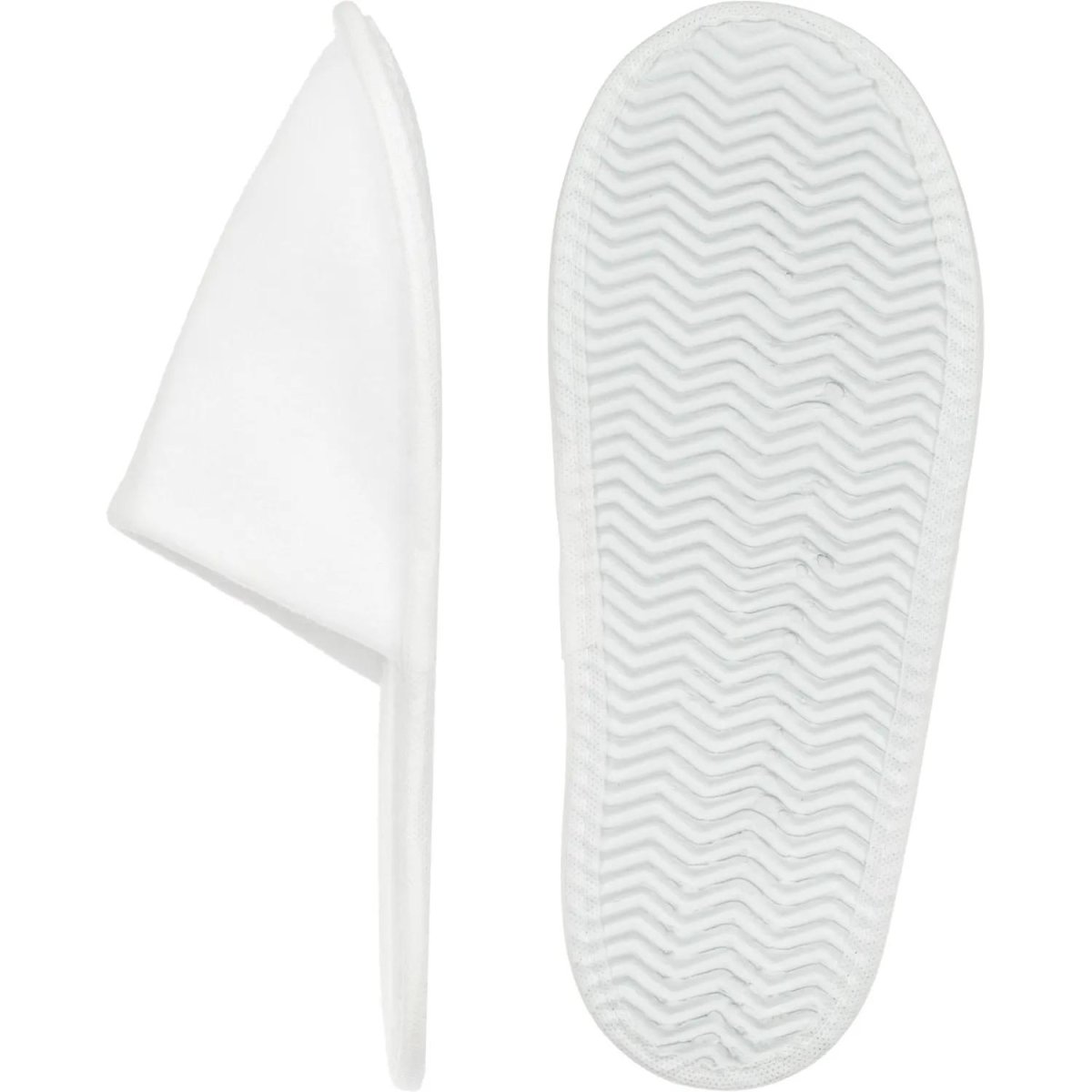 Тапочки одноразовые флис,(поролон) Эва 5 мм закрытый мыс,120 пар