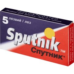 Сменные лезвия SPUTNIK Stainless для безопасных бритв 5шт