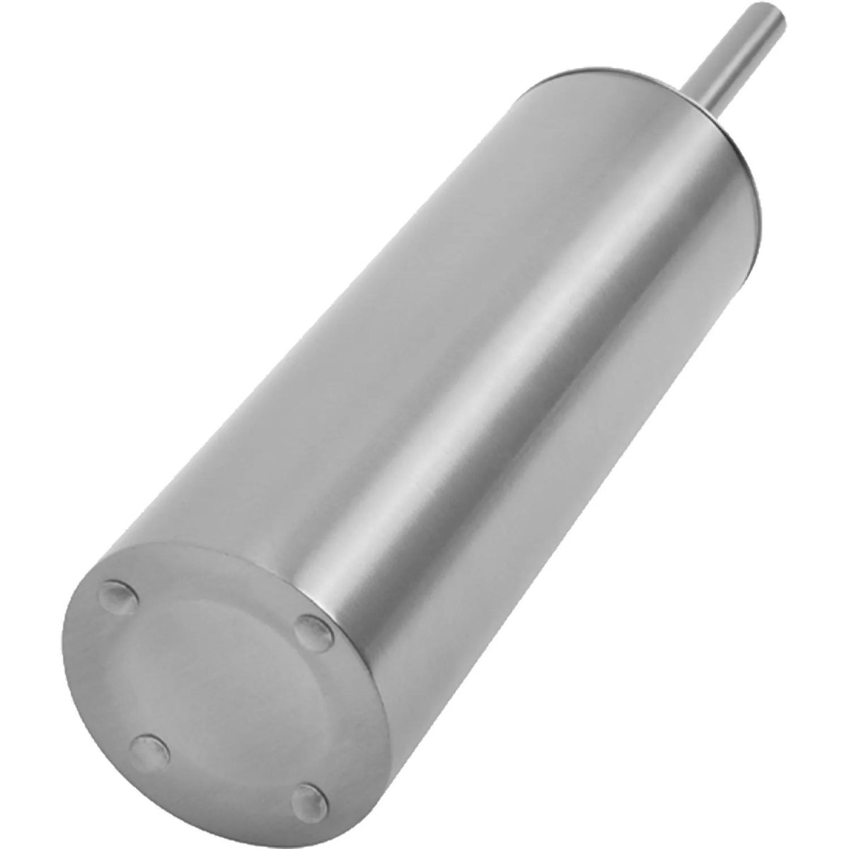 Ершик для унитаза Luscan закрытый с подст.,нержавеющ. сталь, серебристый