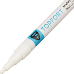 Маркер лаковый TOPFORT Industrial Plus 2 мм белый