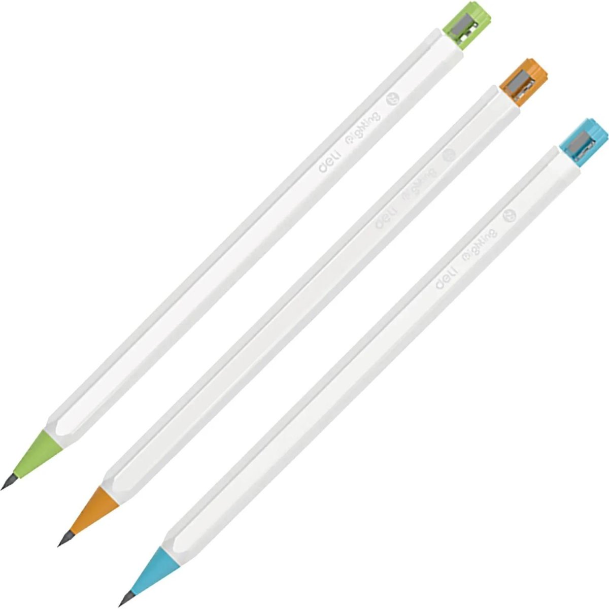 Карандаш механический ч/г Deli, Righting EU164-20,2,0мм,с точ,6гр,цв.нак