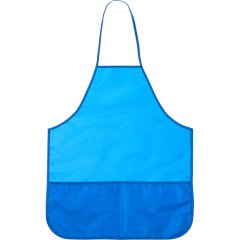 Фартук для труда  синий  535x445 см, 2 кармана, Ф-5