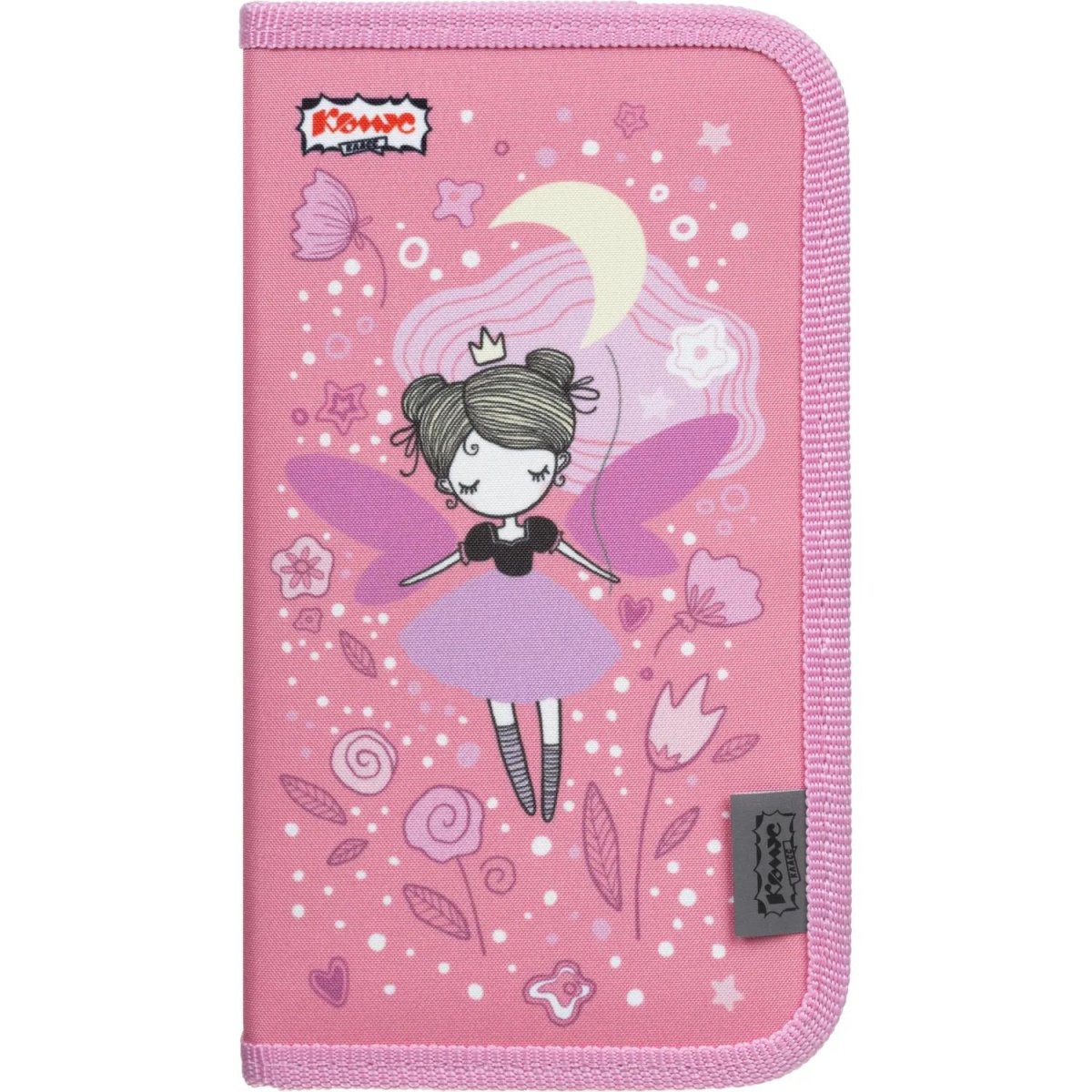 Пенал Комус Класс Фея, розовый, 1 отд., 190х110 мм, ПКТ 03-20