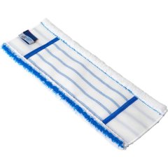 Насадка МОП микроволоконная с синей полосой, карман, 40 см_CMB-40