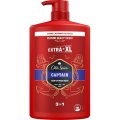 Гель для душа  + шампунь 3в1 OLD SPICE мужской  Captain 1л