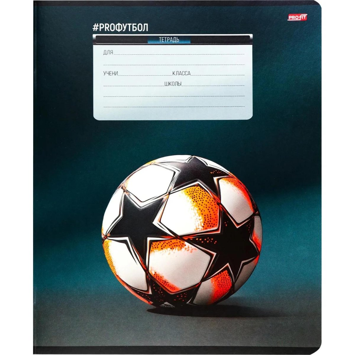 Тетрадь КЛЕТКА 12л. ФУТБОЛЬНЫЕ МЯЧИ - 20 цвет. мелов.обл.ассорти 12-0924)