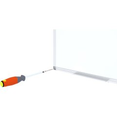 Доска магнитно-маркерная 100х220 см КОМУС в алюм. проф., лак