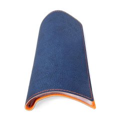 Визитница настольная А5,96виз,гибкая,синяя,оранжев.простр. АТТАСНЕ Bizon