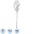 Ложка одноразовая чайная 125 мм, прозрачная ПС 100шт/уп
